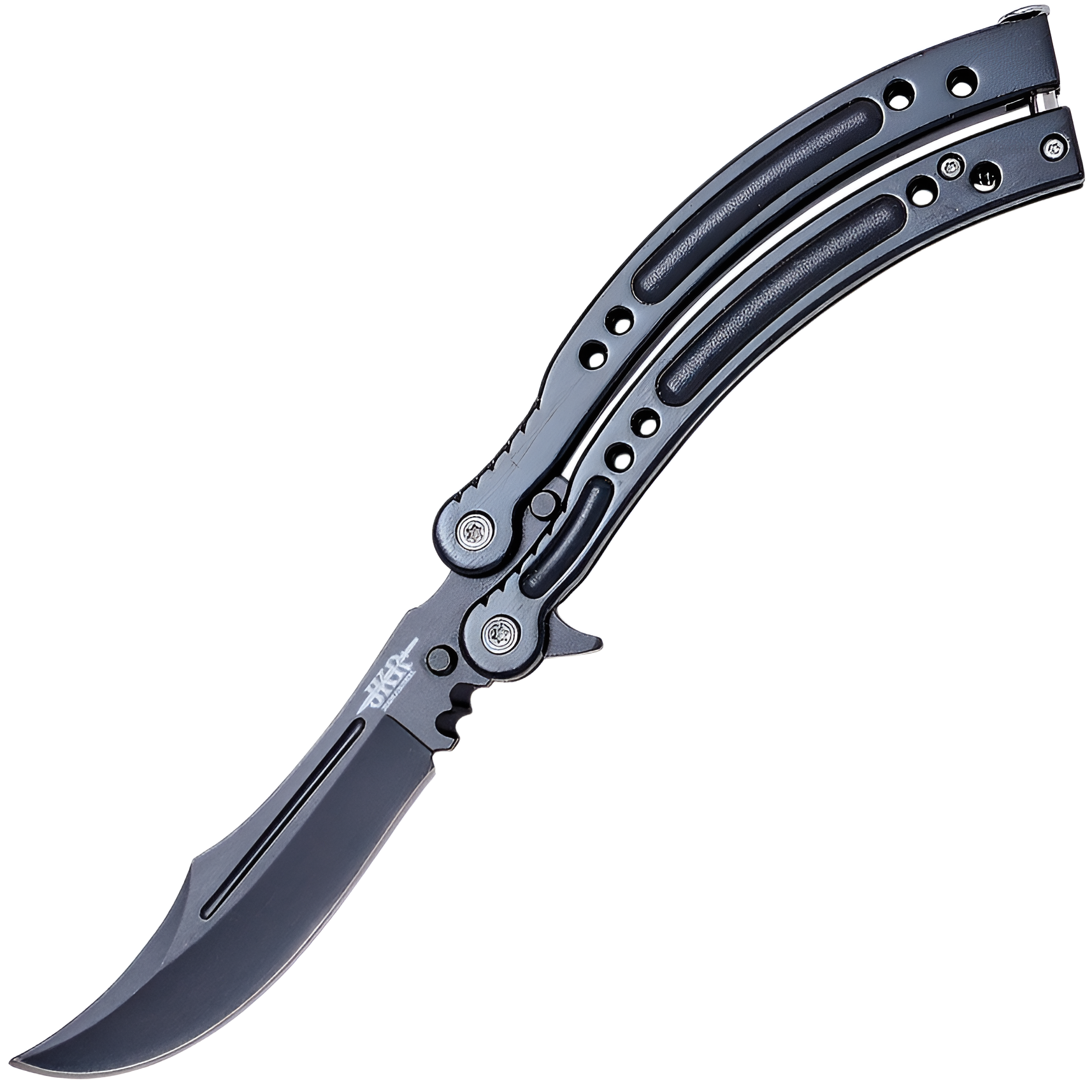 JKR Butterfly nôž, 10 cm, Counter Strike GO, čierny